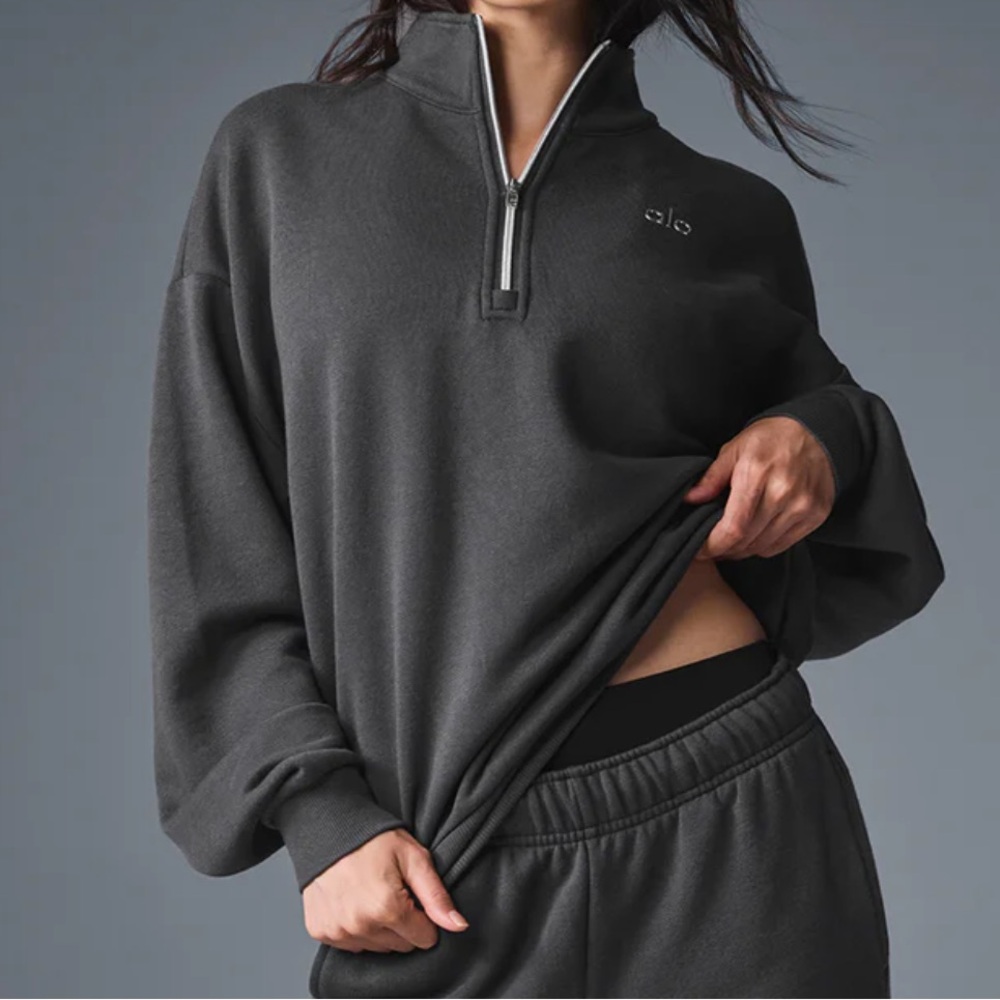 Alo Accolade 1/4 Zip- Anthracite
